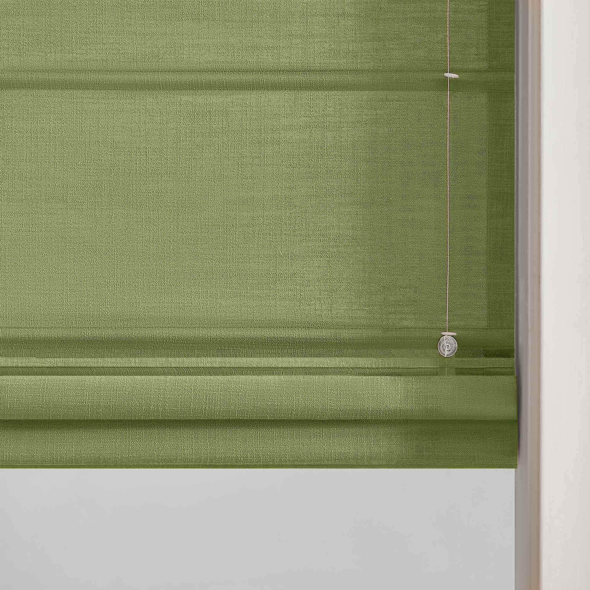 Elvonaeoly Custom Linen Roman Shades