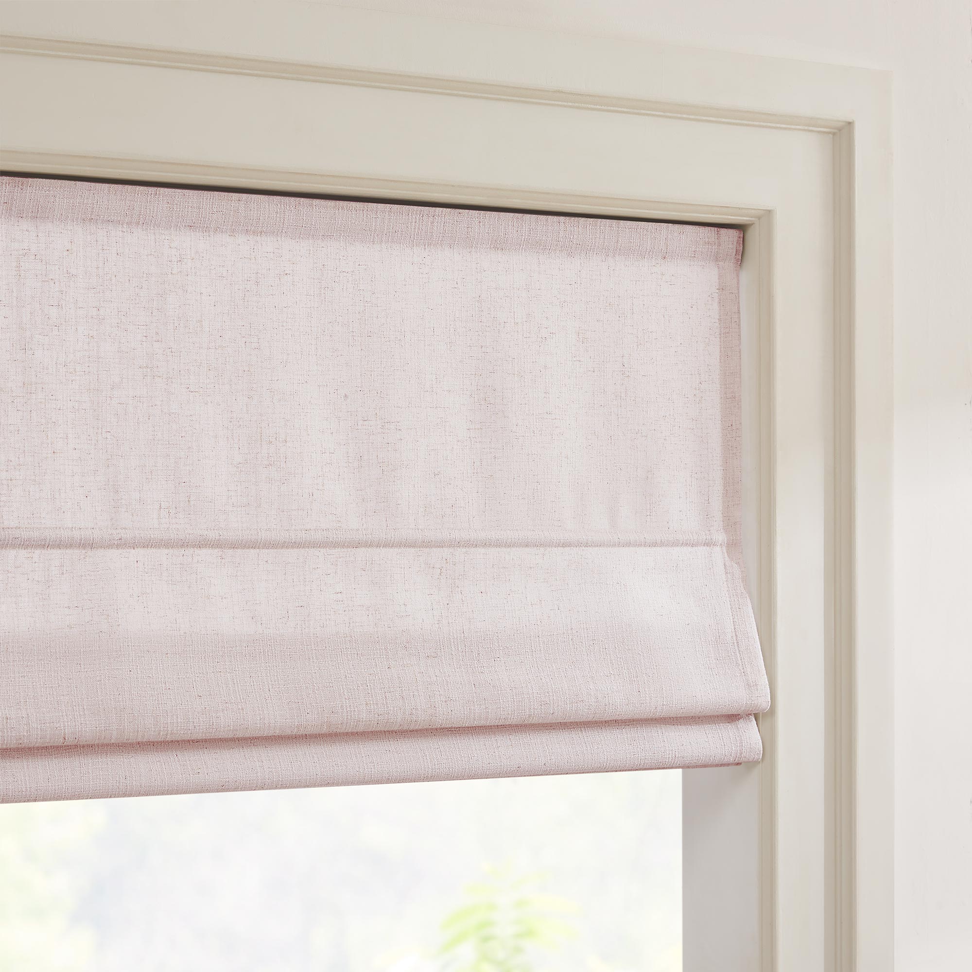 Elvonaeoly Custom Linen Roman Shades