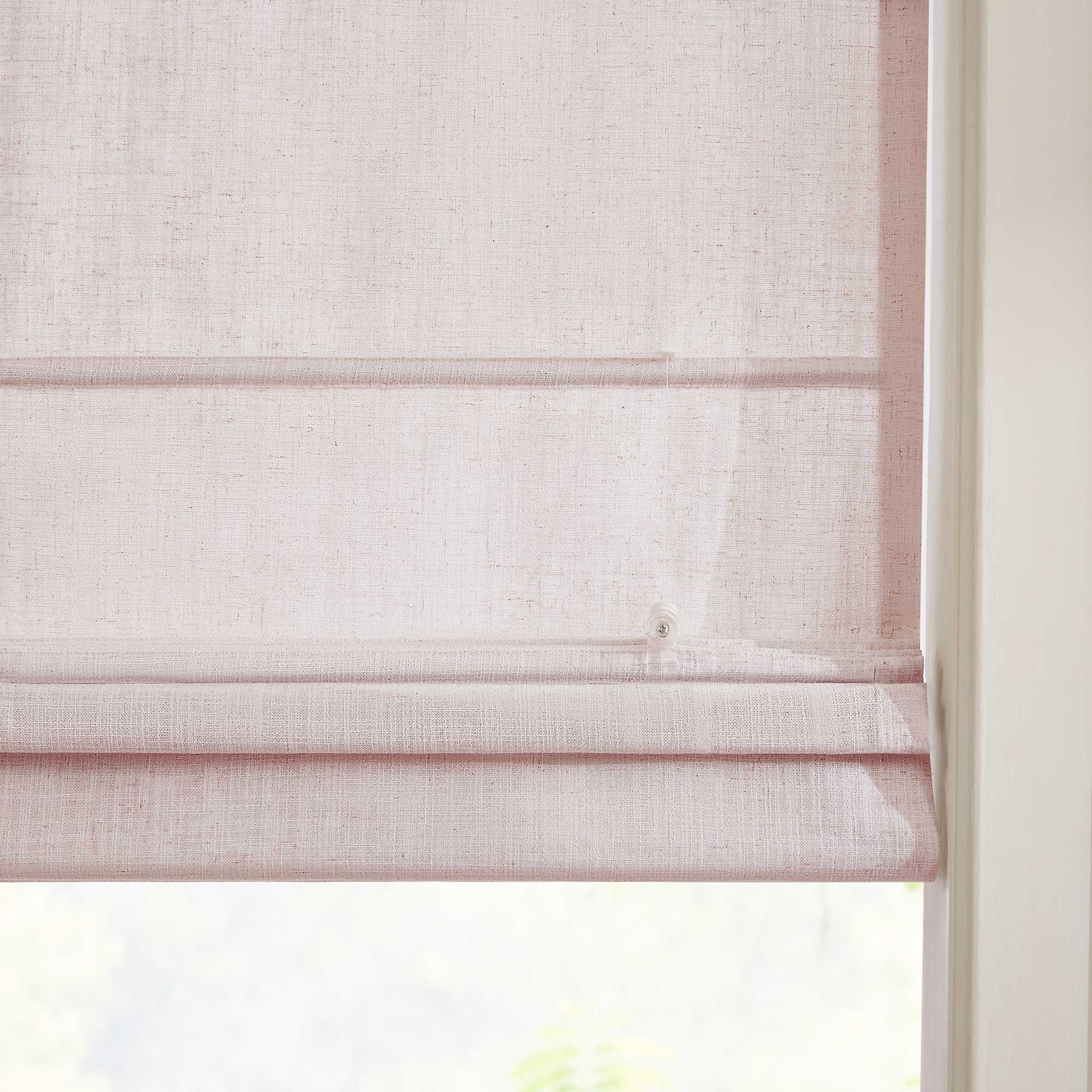 Elvonaeoly Custom Linen Roman Shades