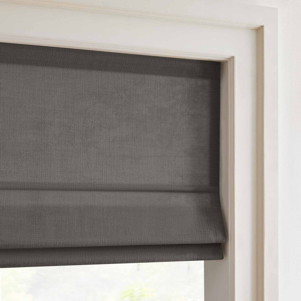 Elvonaeoly Custom Linen Roman Shades