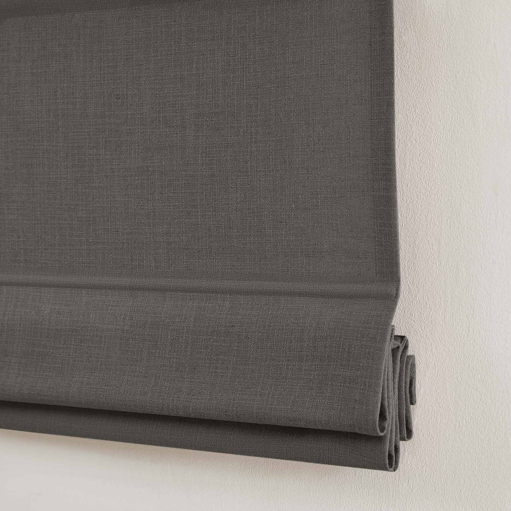 Elvonaeoly Custom Linen Roman Shades