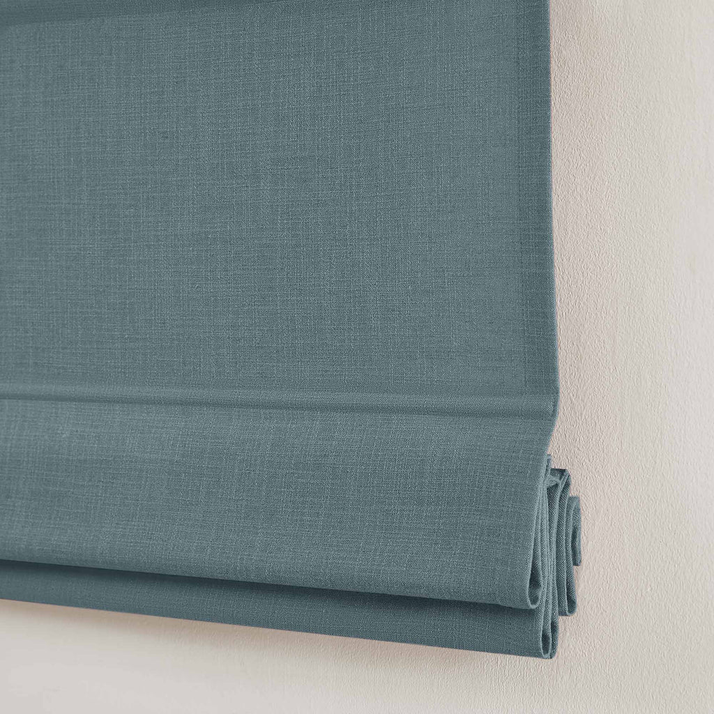 Elvonaeoly Custom Linen Roman Shades