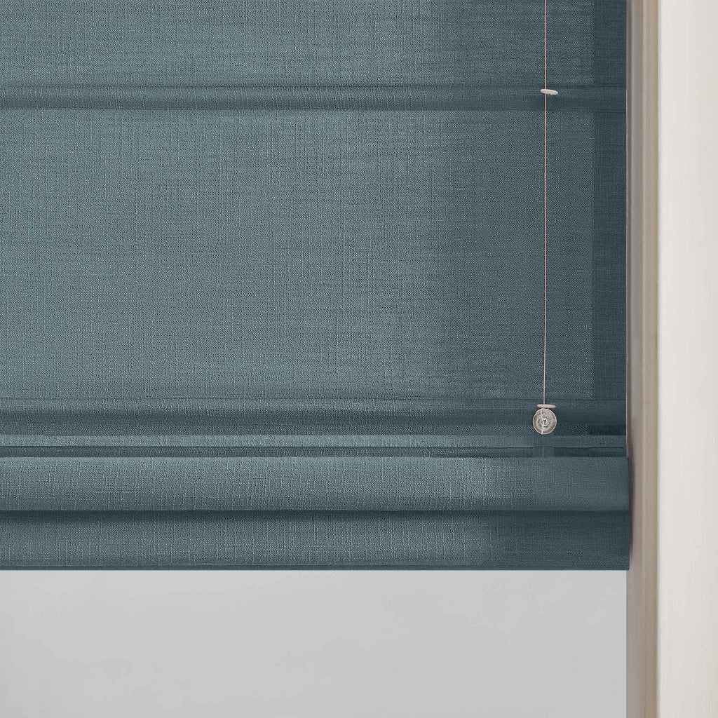 Elvonaeoly Custom Linen Roman Shades