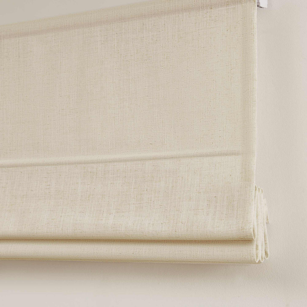Elvonaeoly Custom Linen Roman Shades