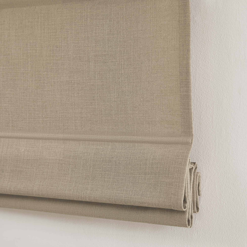 Elvonaeoly Custom Linen Roman Shades