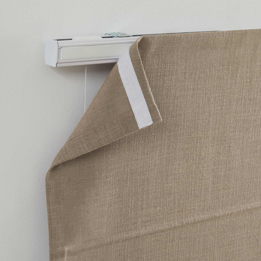 Elvonaeoly Custom Linen Roman Shades
