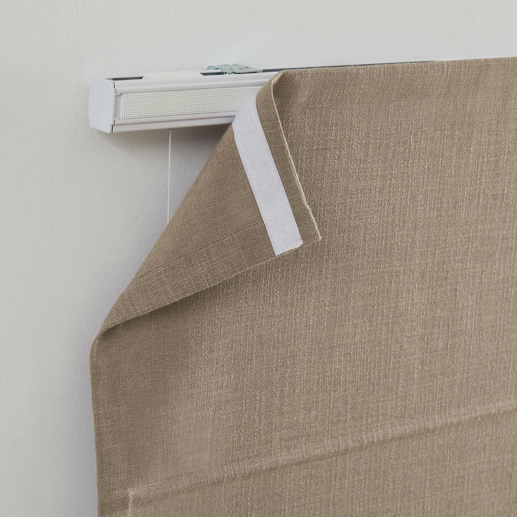 Elvonaeoly Custom Linen Roman Shades