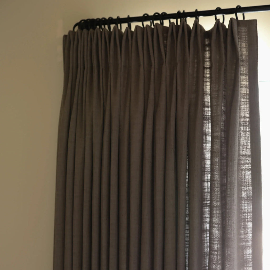 Elvonaeoly Linen Blend Curtains