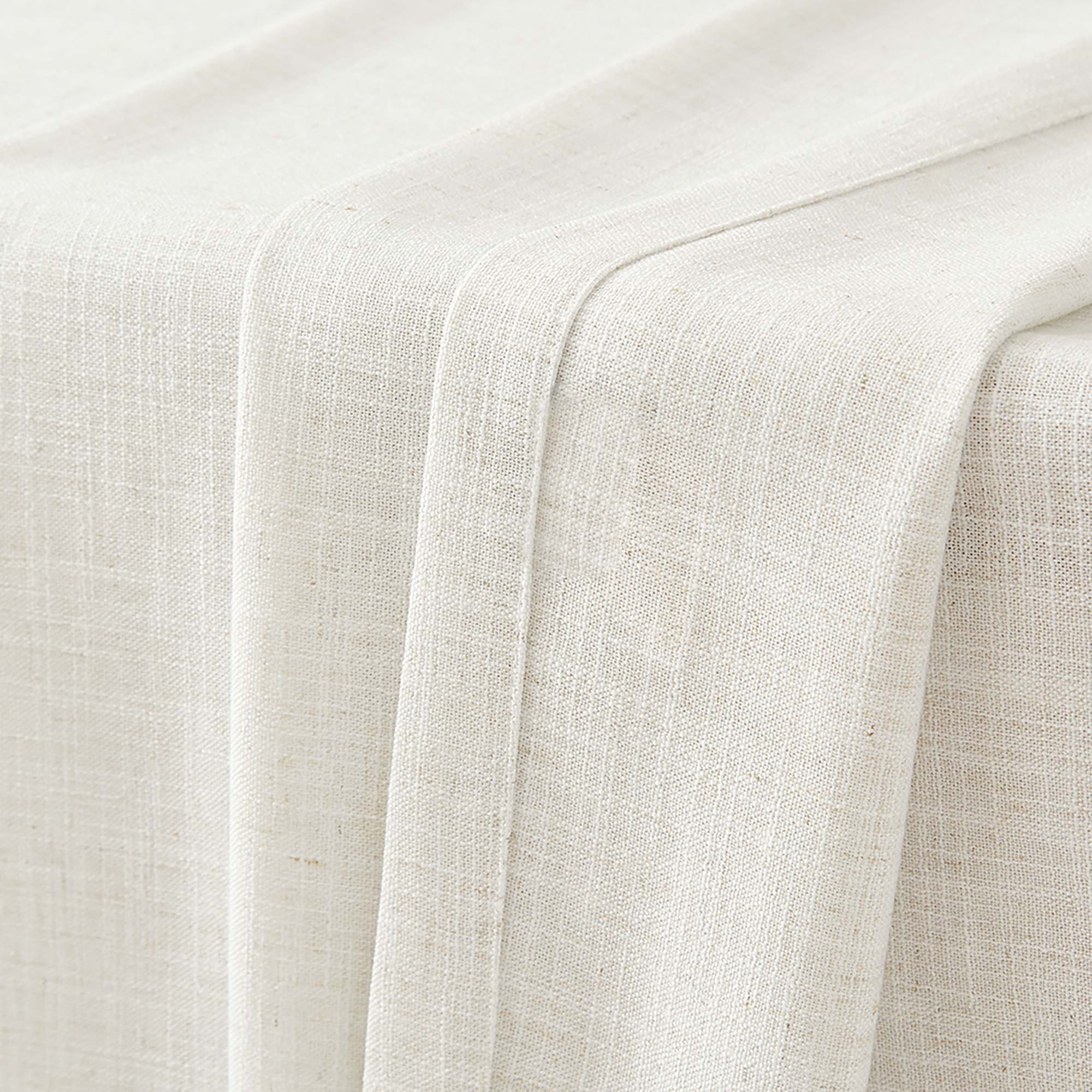 Elvonaeoly Linen Blend Curtains