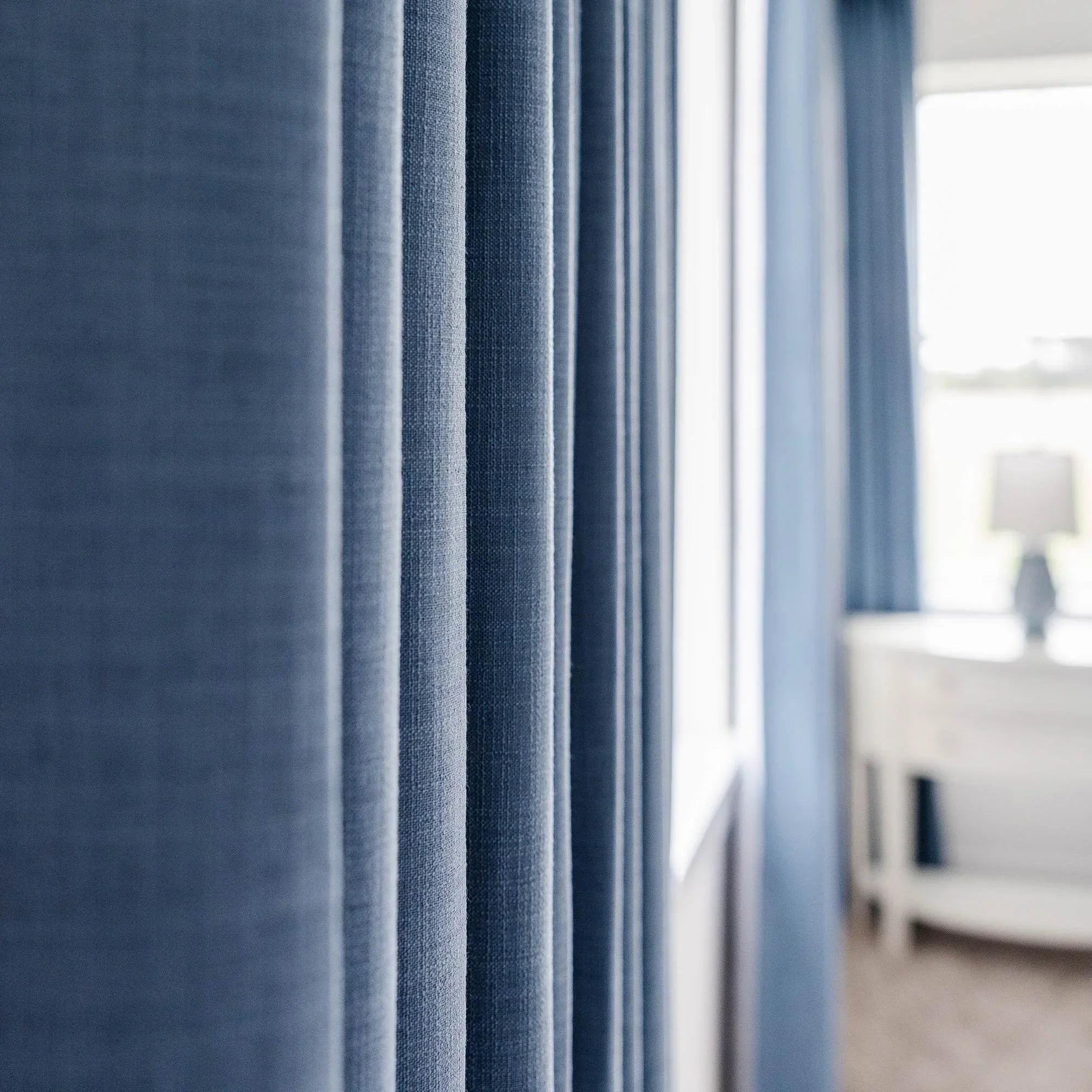 Elvonaeoly Linen Blend Curtains