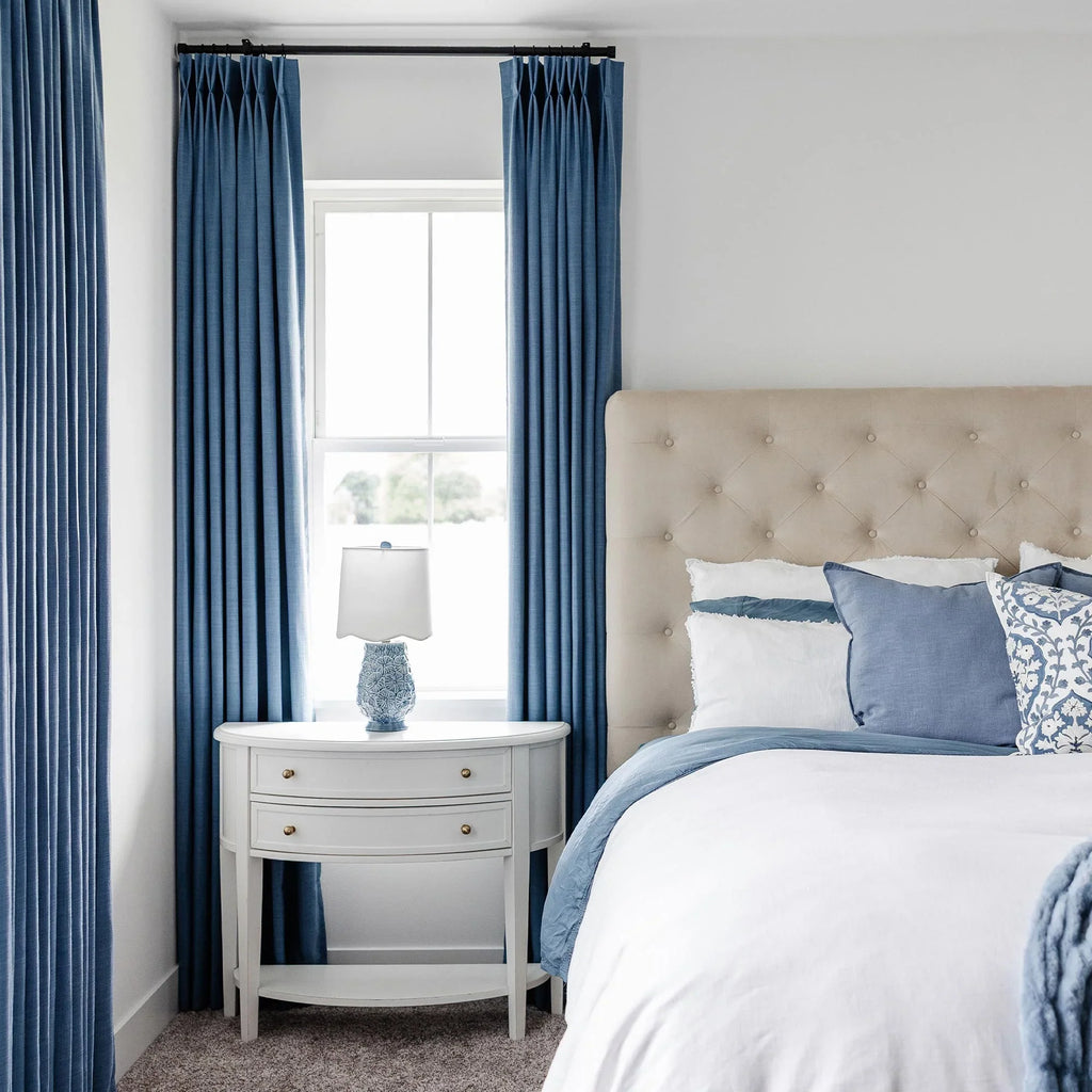 Elvonaeoly Linen Blend Curtains