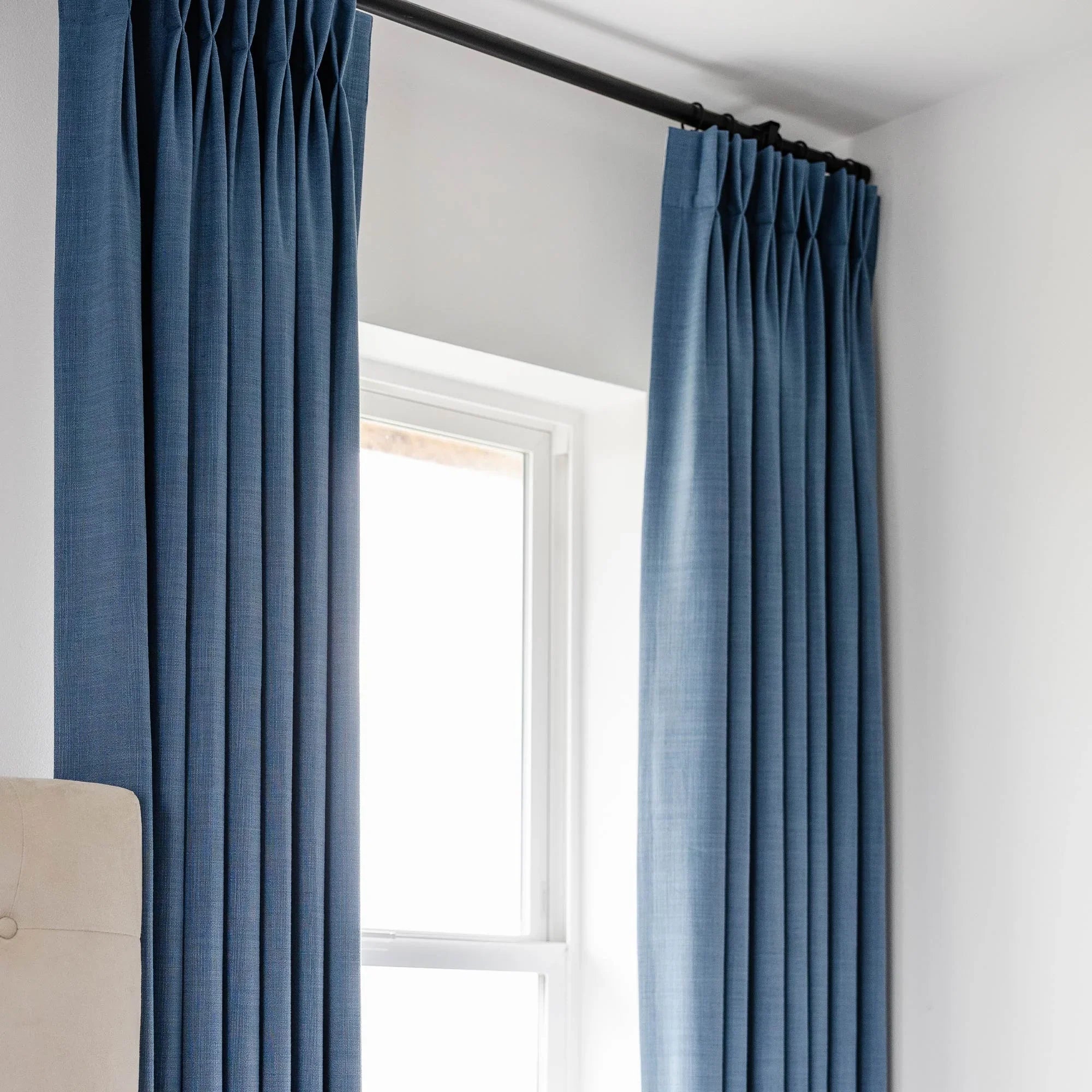 Elvonaeoly Linen Blend Curtains