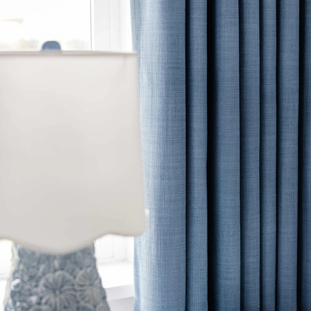 Elvonaeoly Linen Blend Curtains