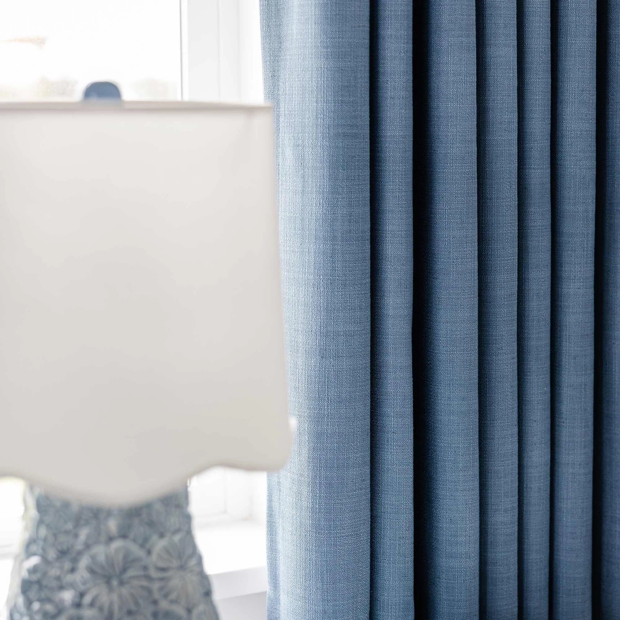 Elvonaeoly Linen Blend Curtains