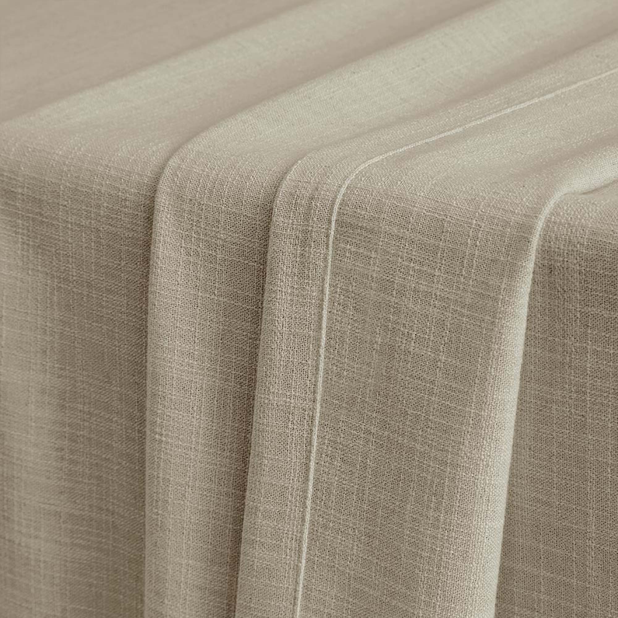 Elvonaeoly Linen Blend Curtains