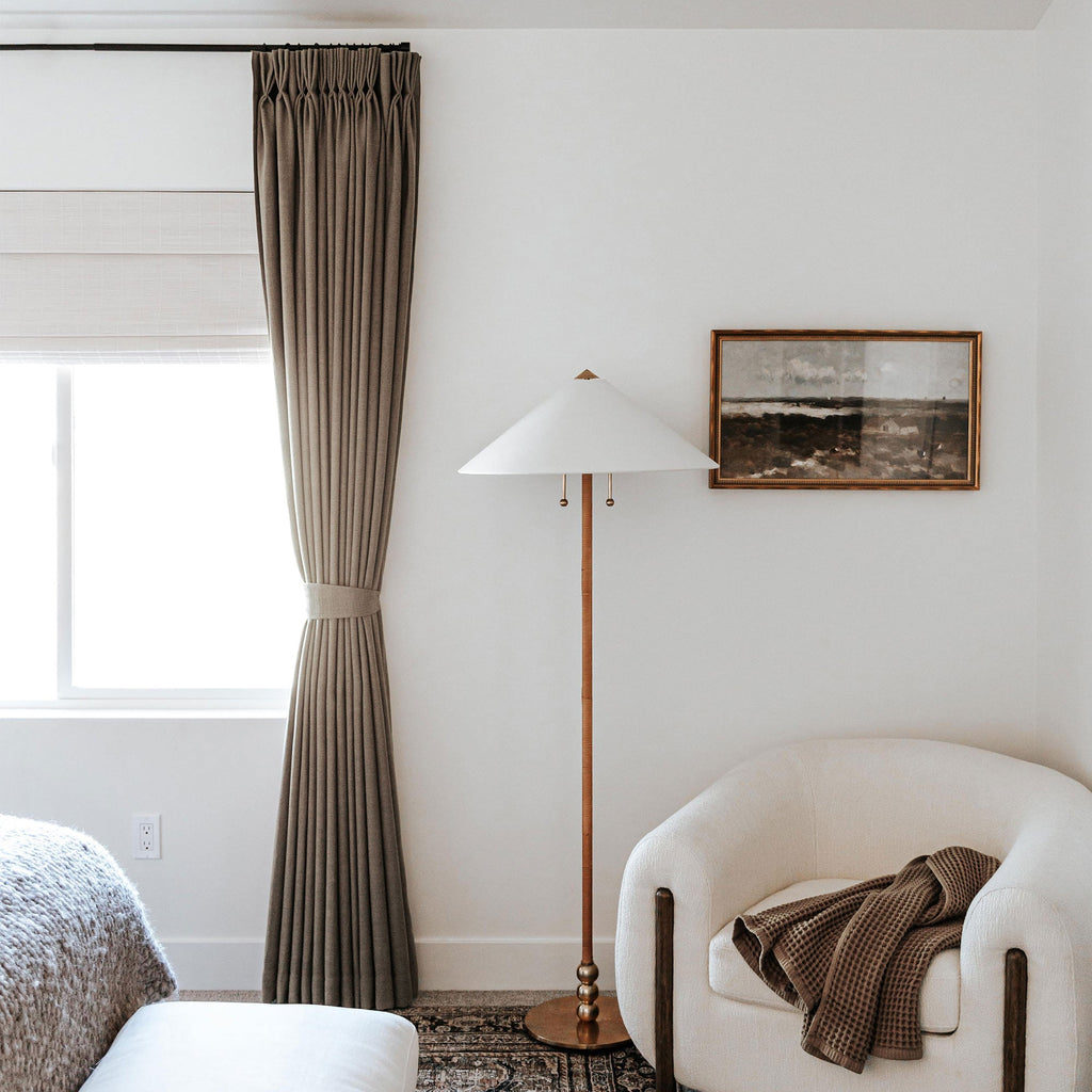 Elvonaeoly Linen Blend Curtains