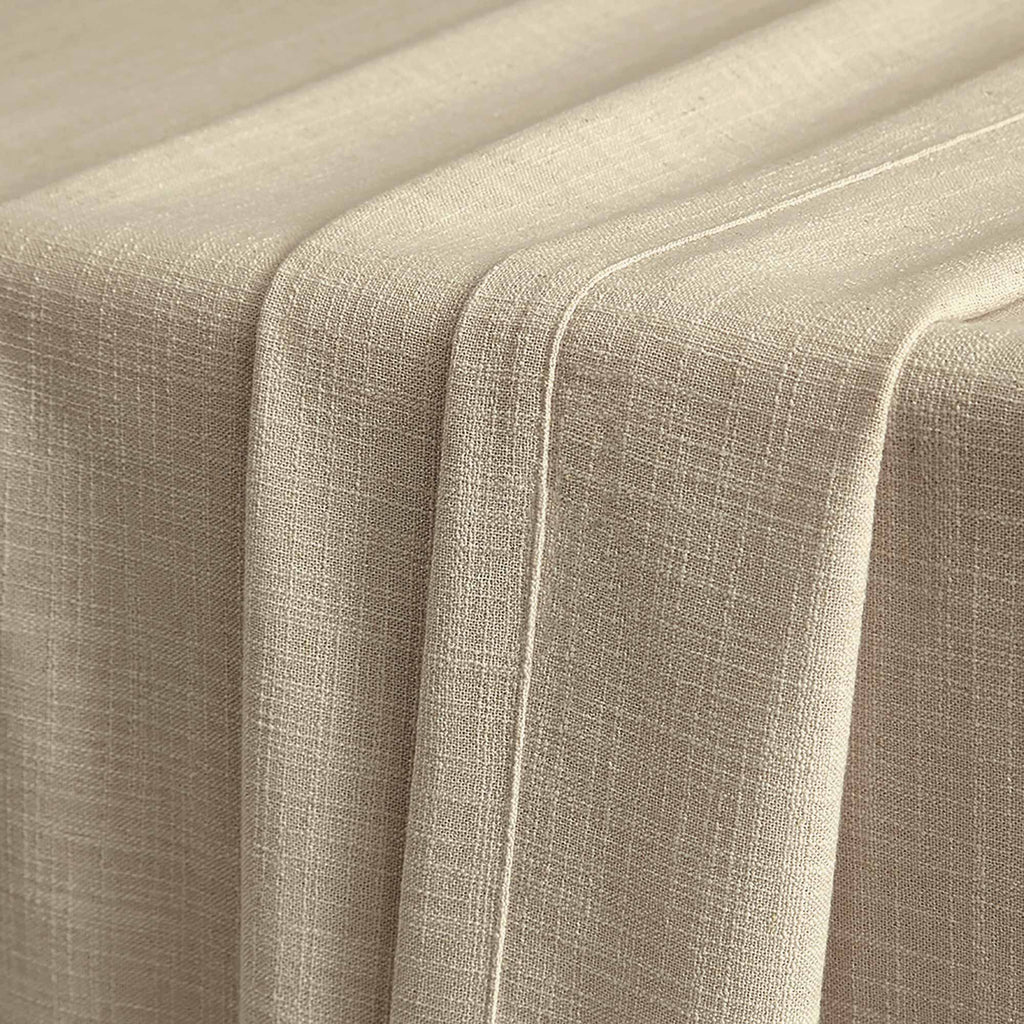Elvonaeoly Linen Blend Curtains