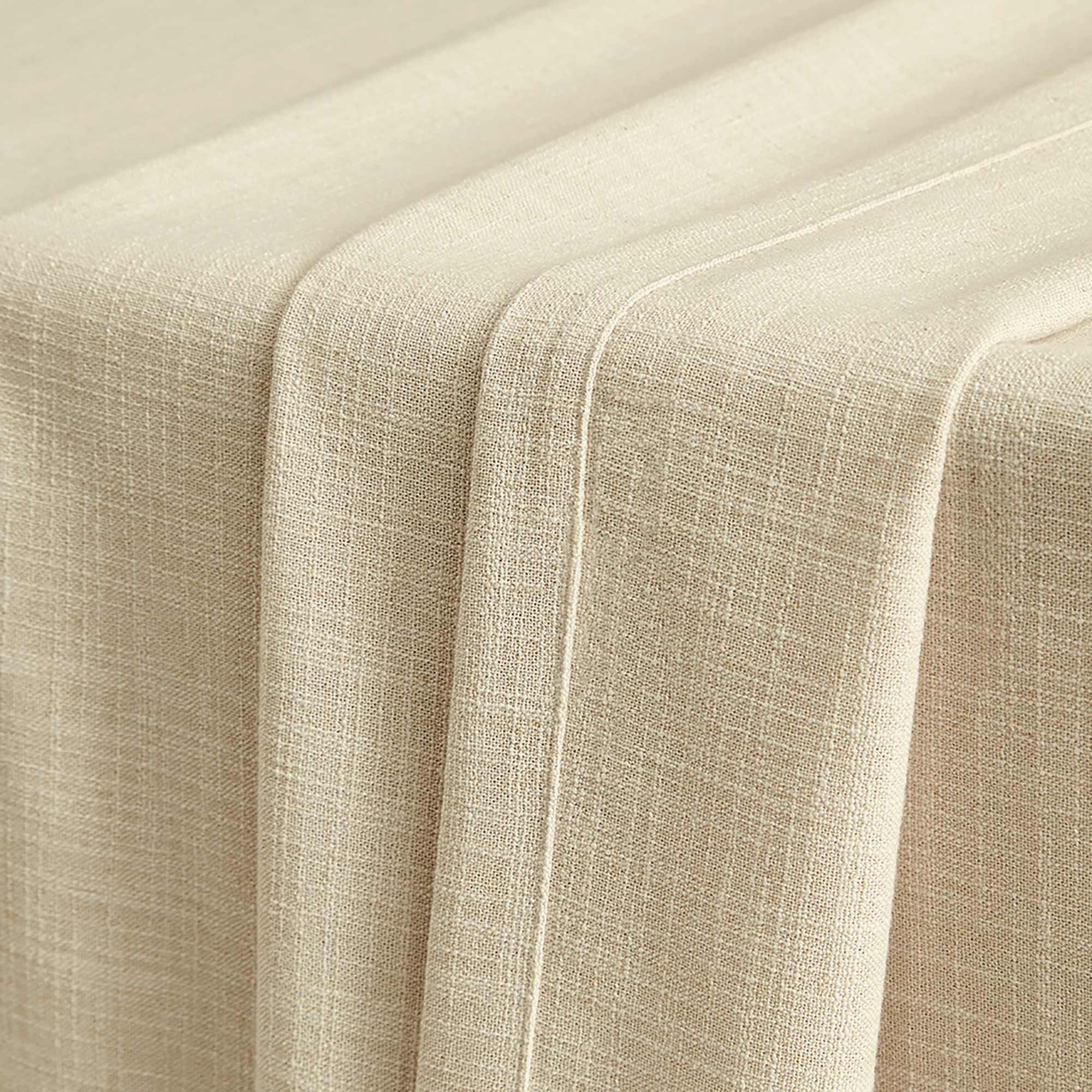 Elvonaeoly Linen Blend Curtains