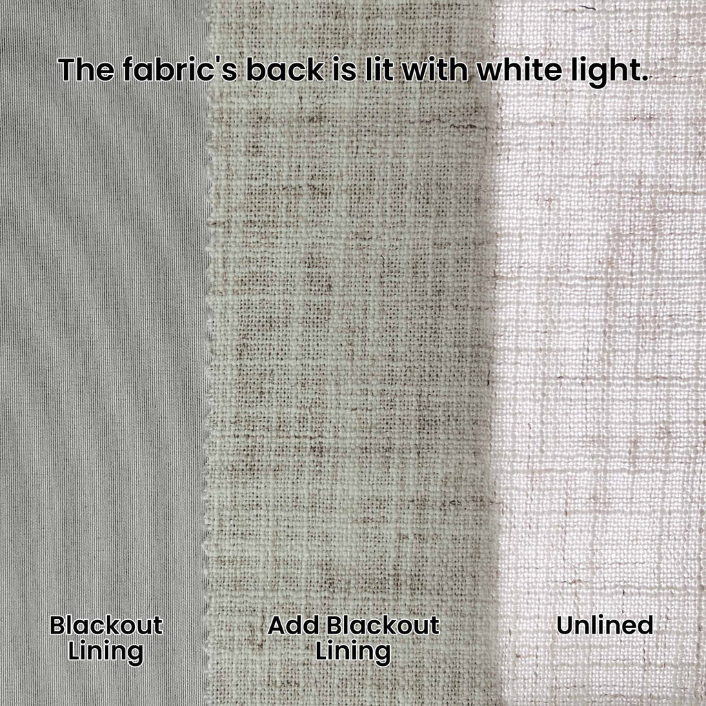 Elvonaeoly Linen Blend Curtains