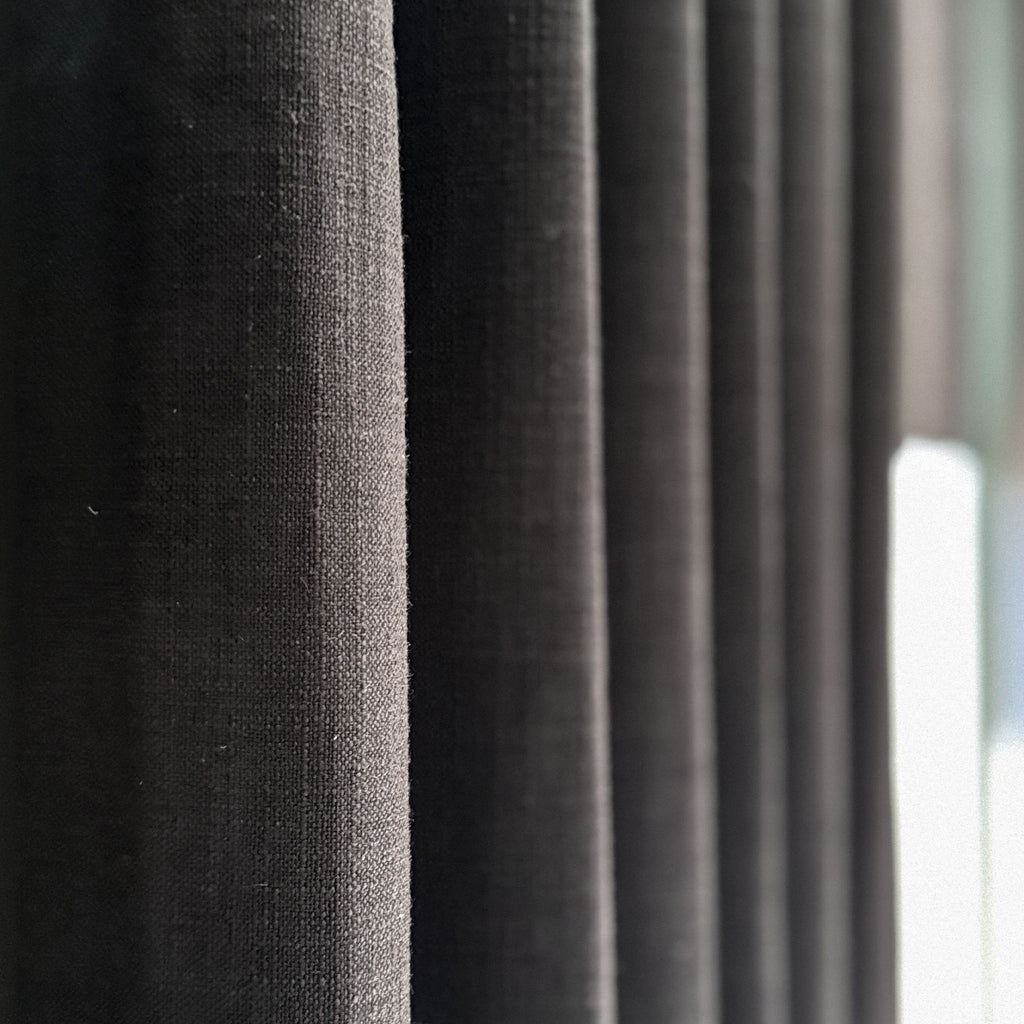 Elvonaeoly Linen Blend Curtains