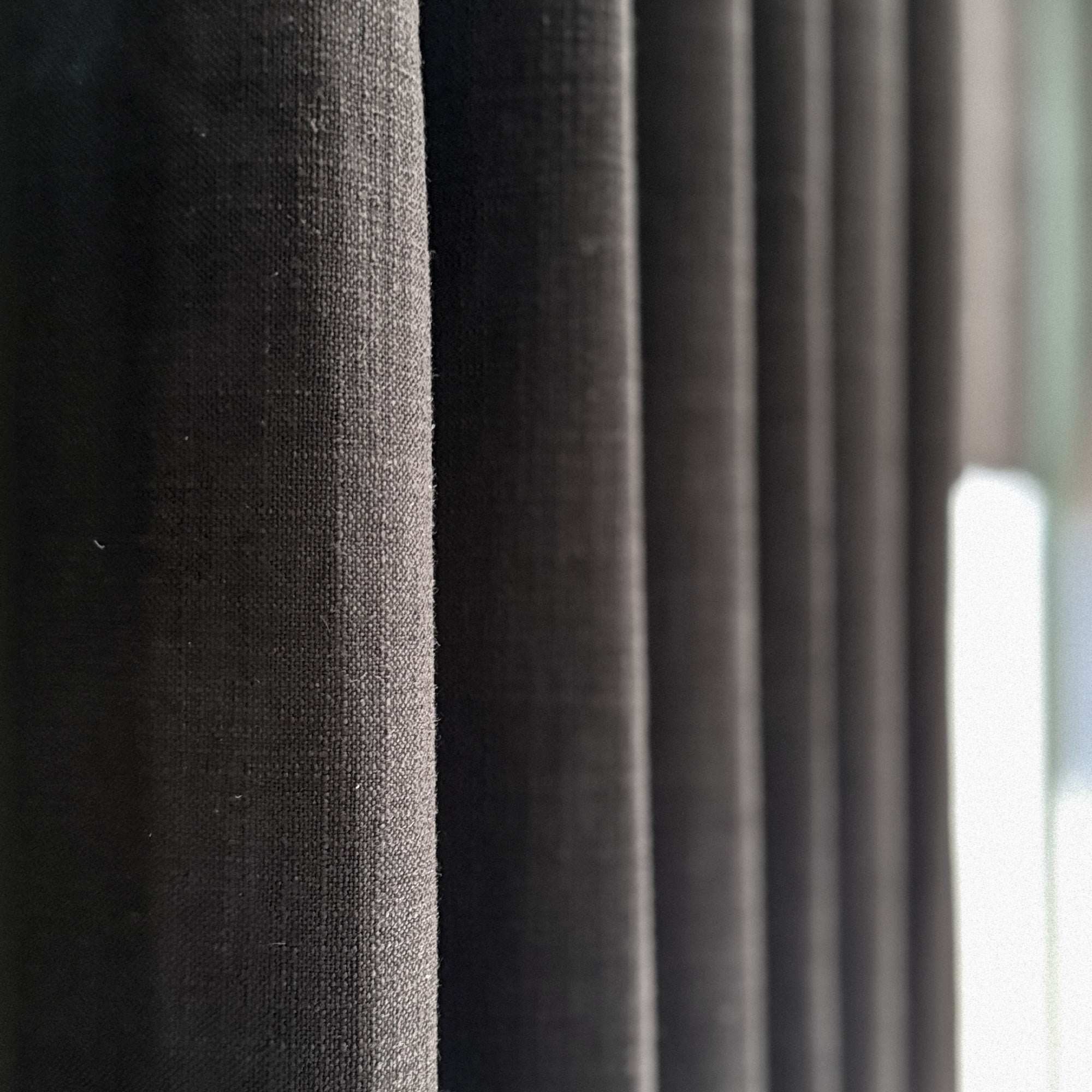 Elvonaeoly Linen Blend Curtains