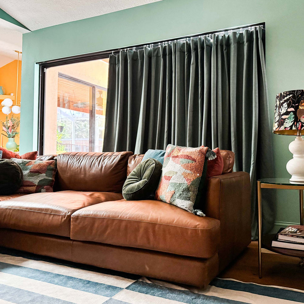 Elvonaeoly Linen Blend Curtains