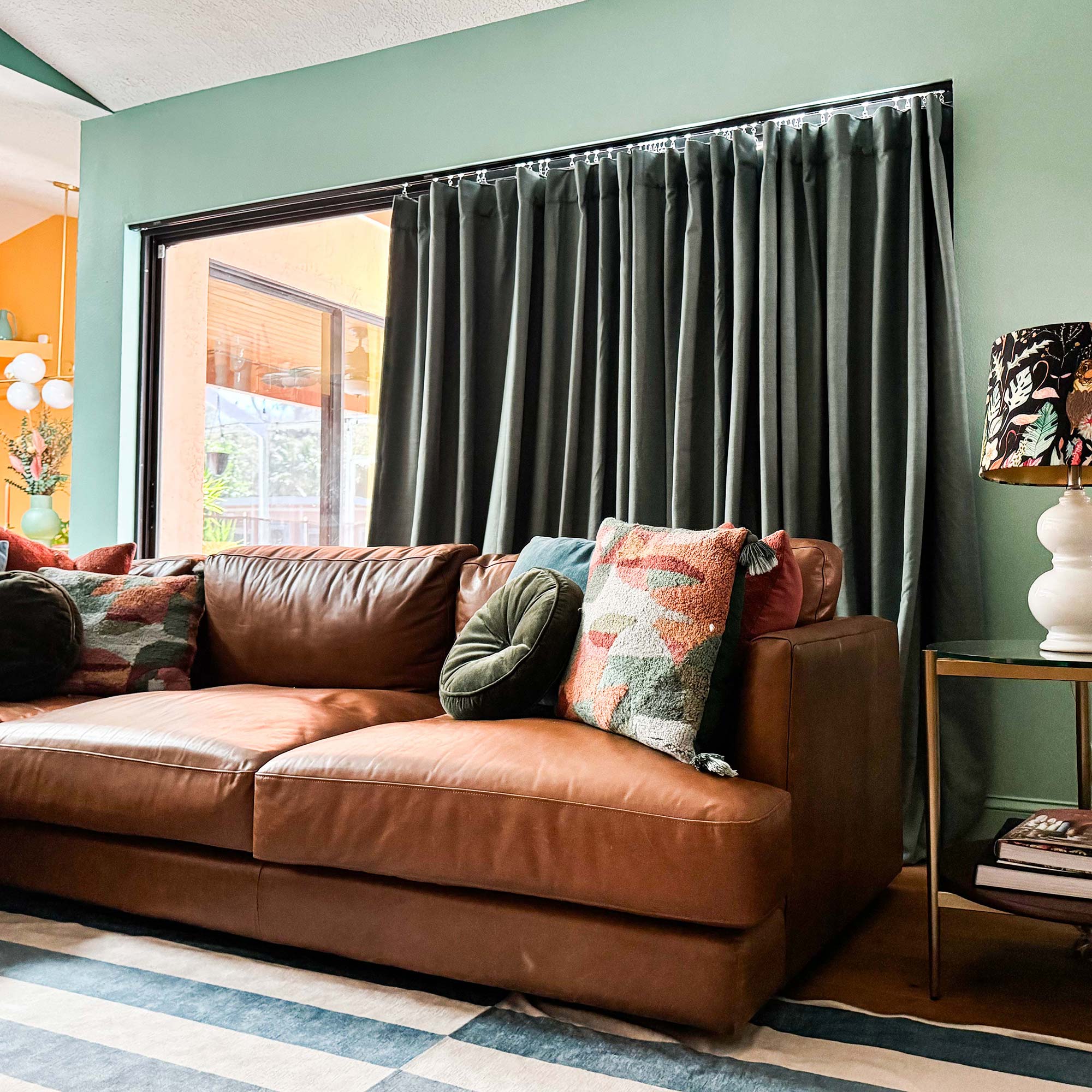 Elvonaeoly Linen Blend Curtains