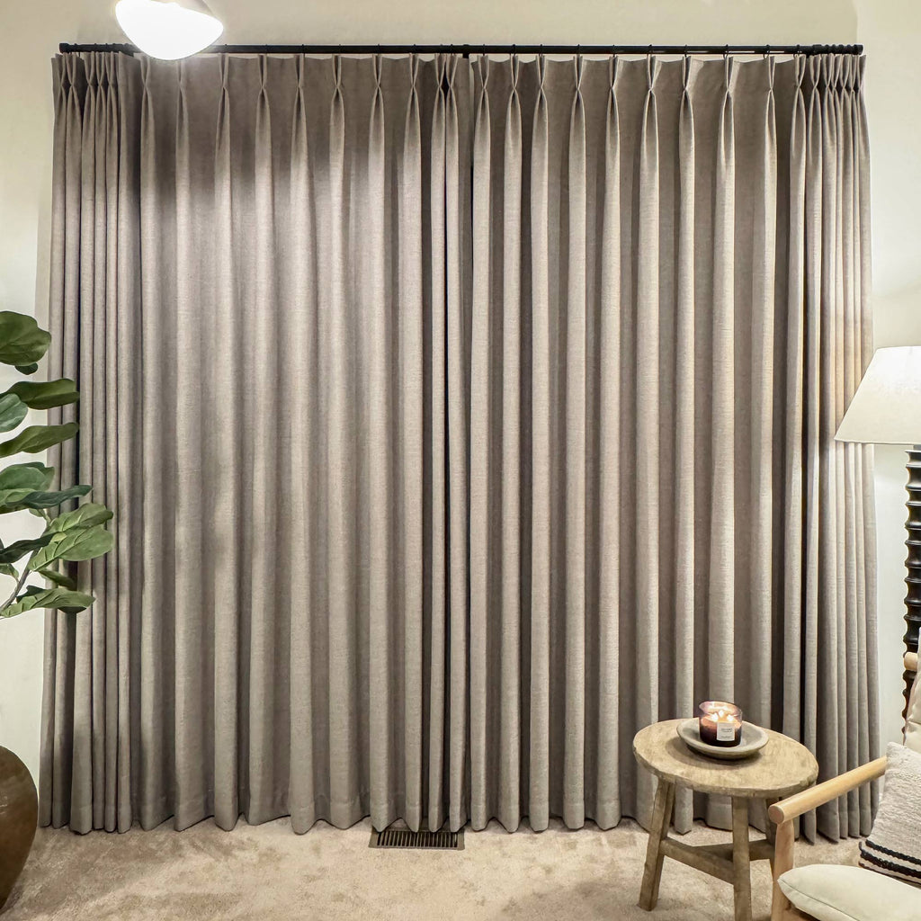 Elvonaeoly Linen Blend Curtains