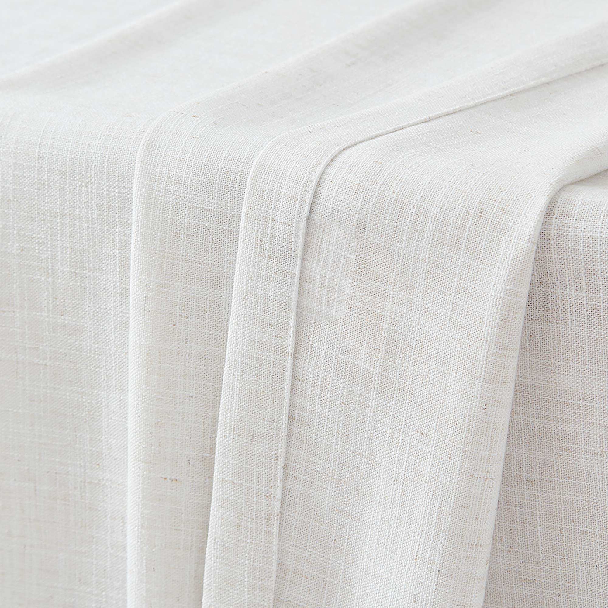 Elvonaeoly Linen Blend Curtains