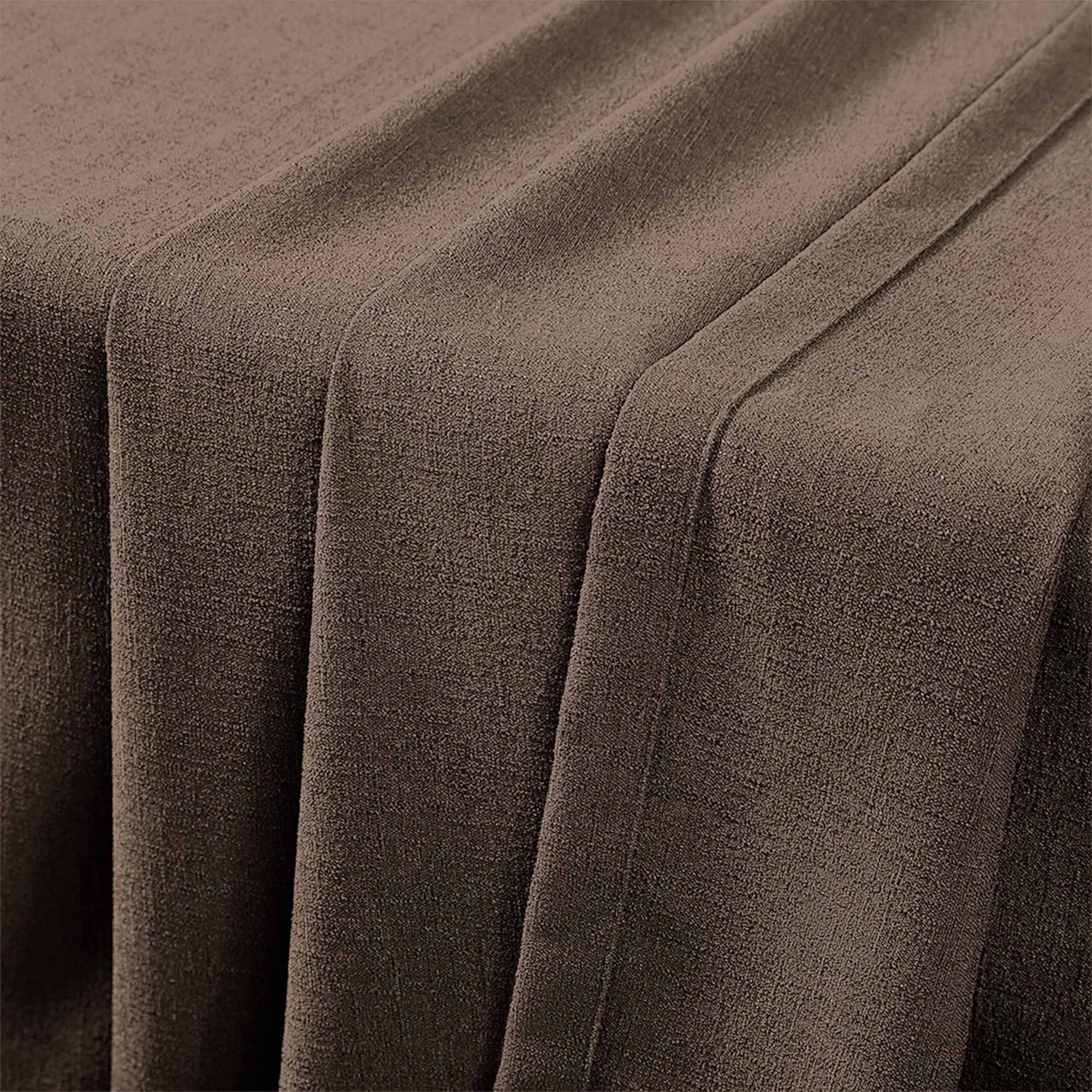 Elvonaeoly Cross Linen Texture Curtains