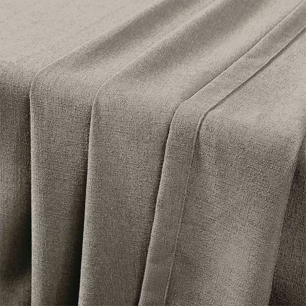 Elvonaeoly Cross Linen Texture Curtains