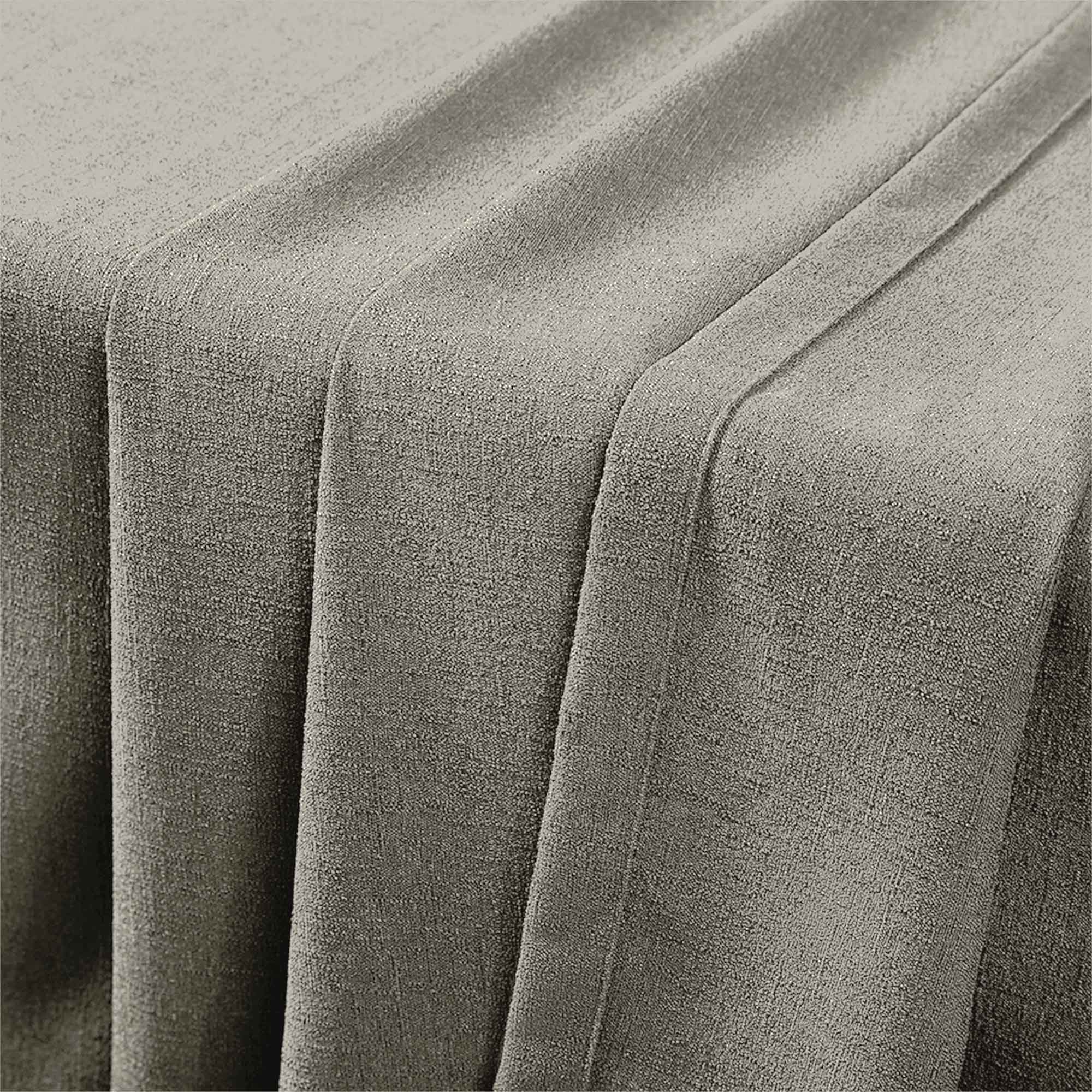 Elvonaeoly Cross Linen Texture Curtains