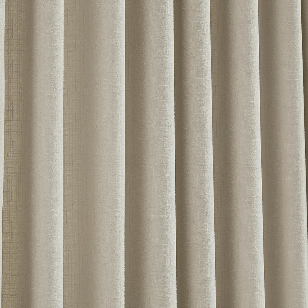 Elvonaeoly Cross Linen Texture Curtains
