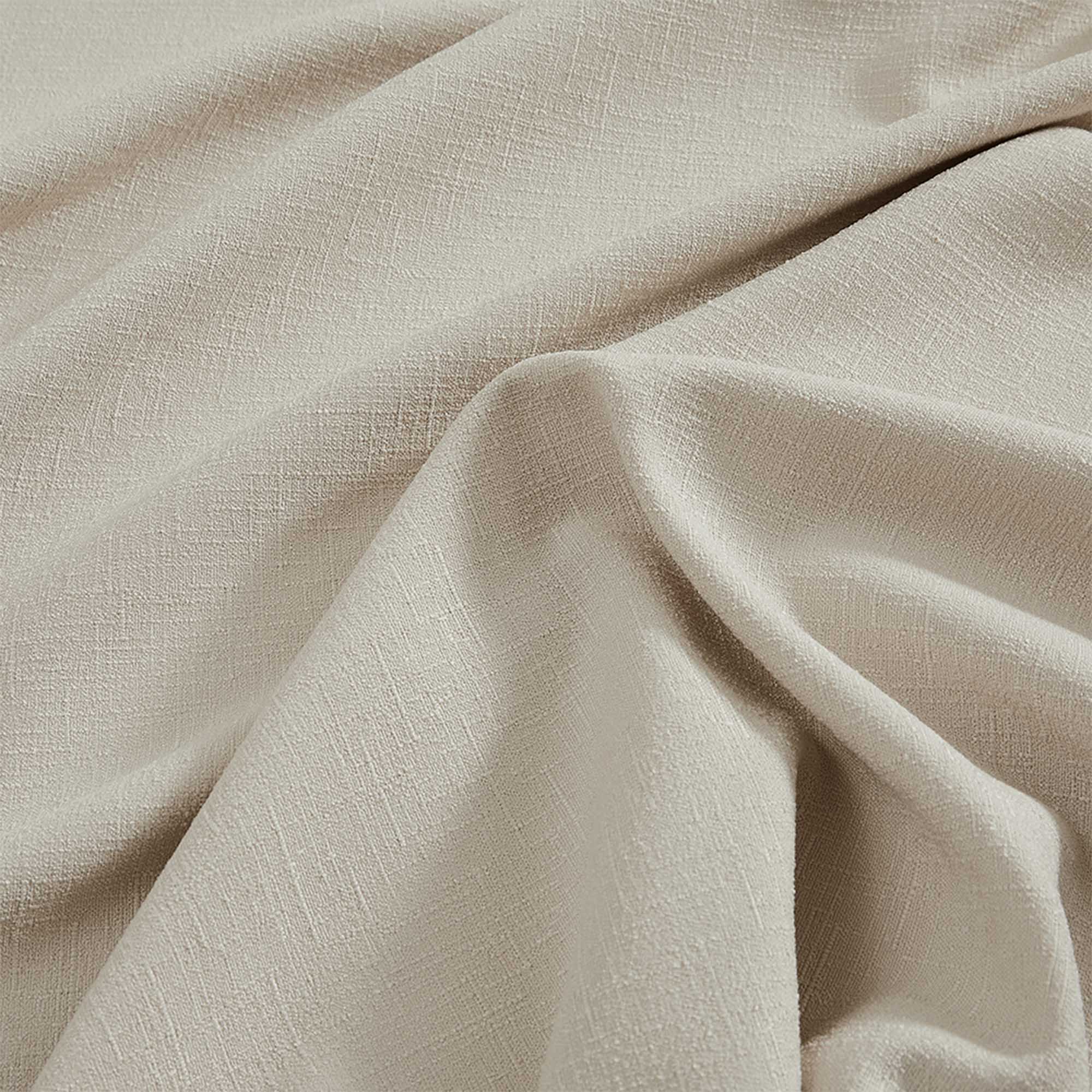 Elvonaeoly Cross Linen Texture Curtains