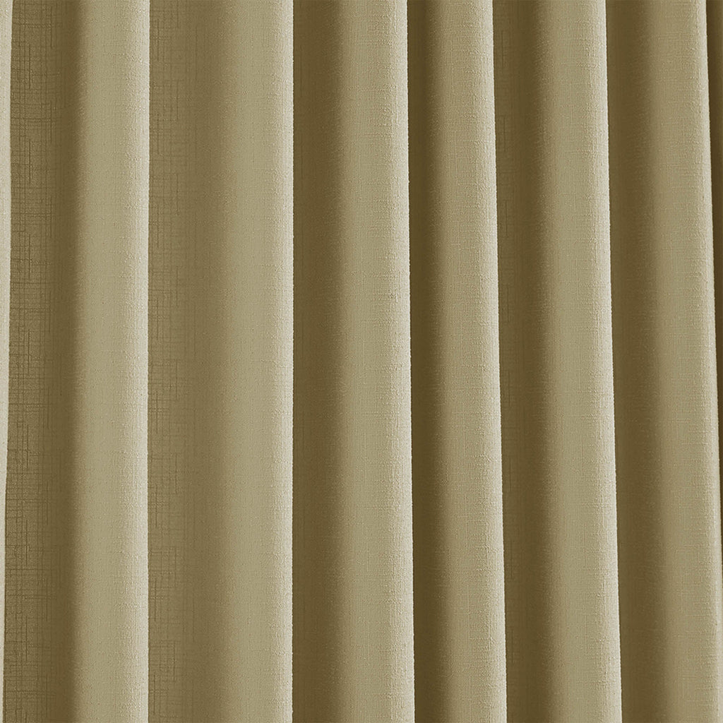 Elvonaeoly Cross Linen Texture Curtains