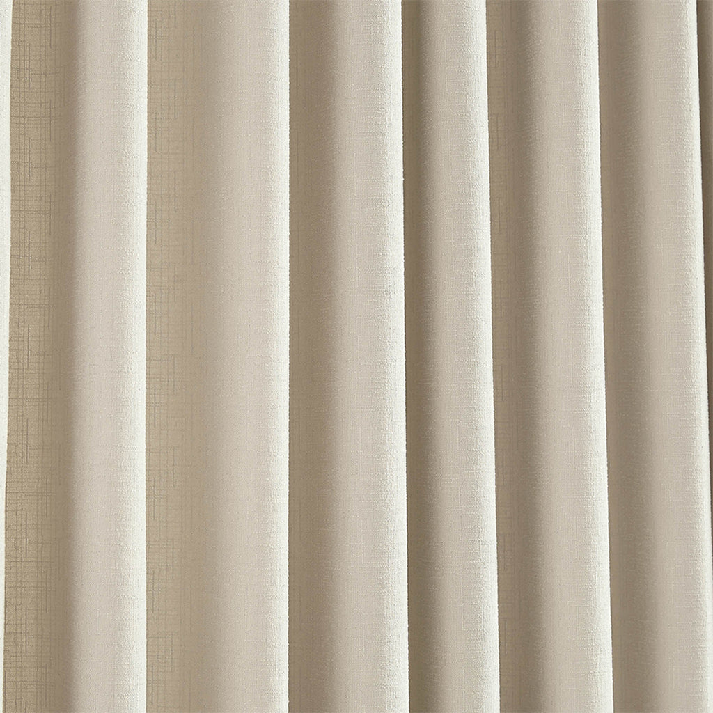Elvonaeoly Cross Linen Texture Curtains