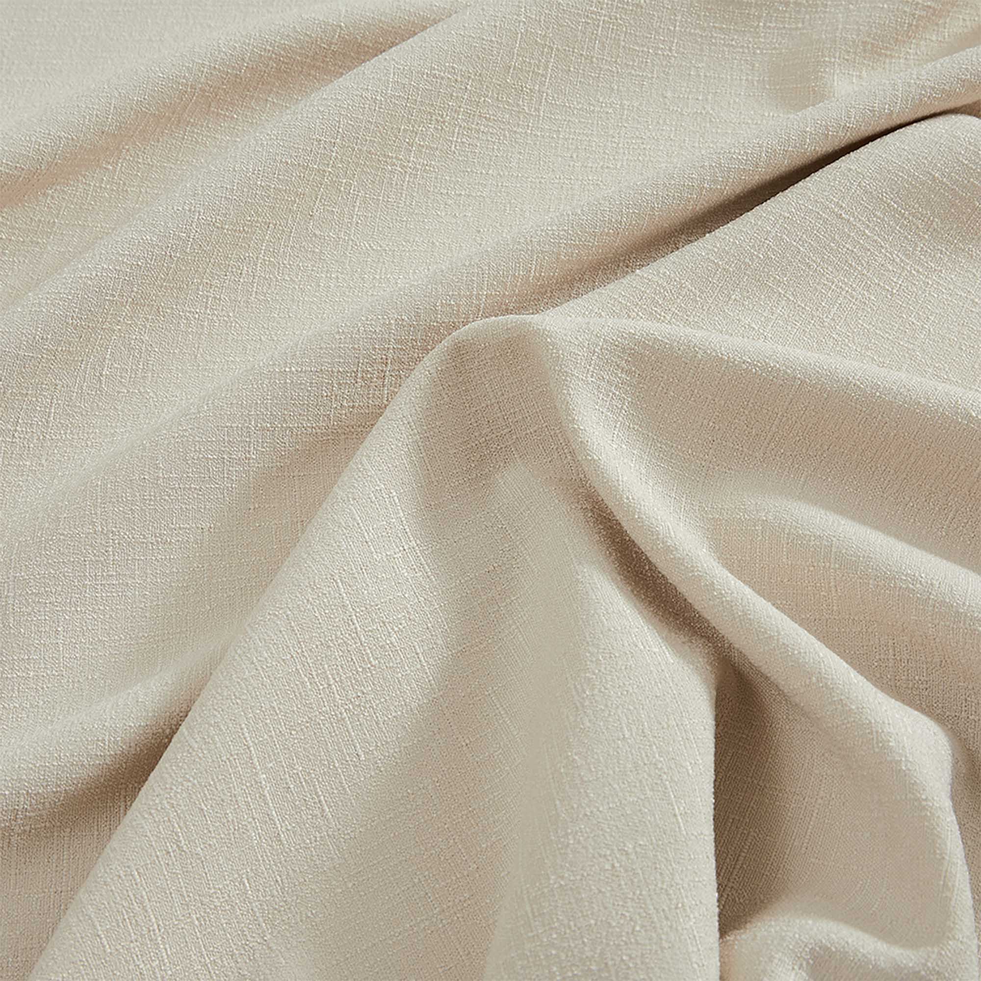 Elvonaeoly Cross Linen Texture Curtains