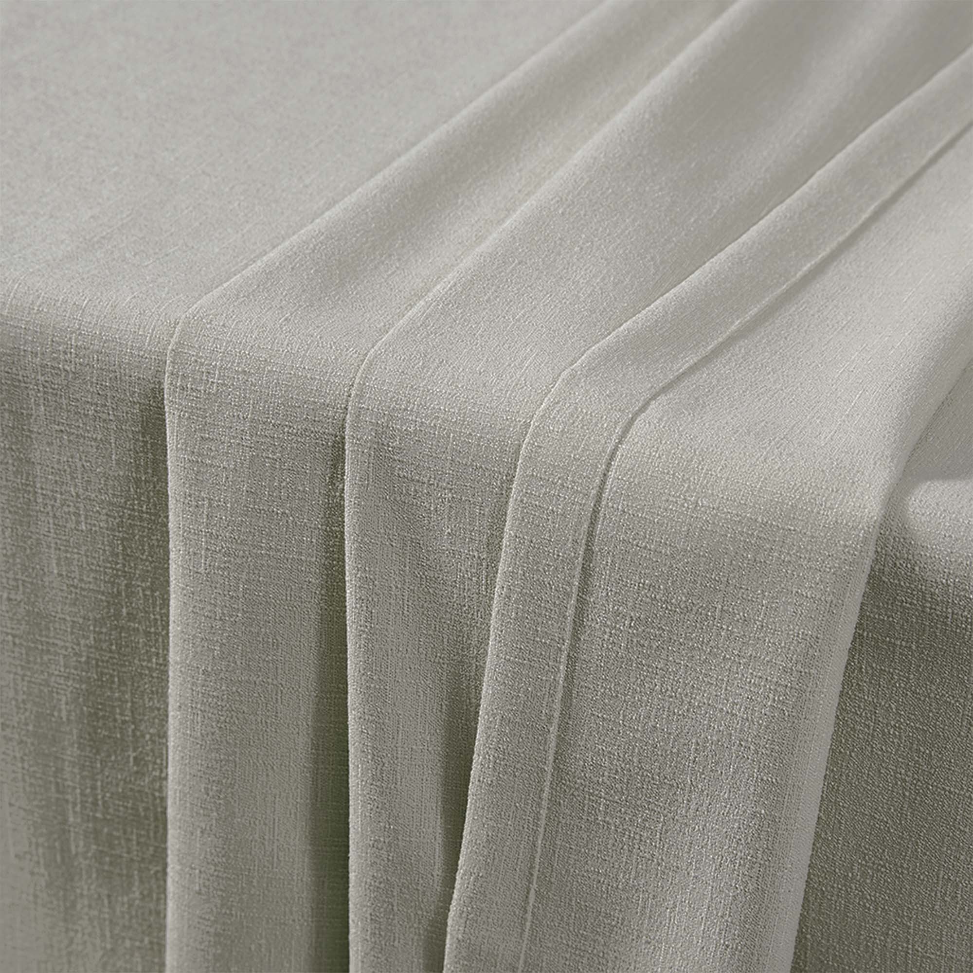 Elvonaeoly Cross Linen Texture Curtains