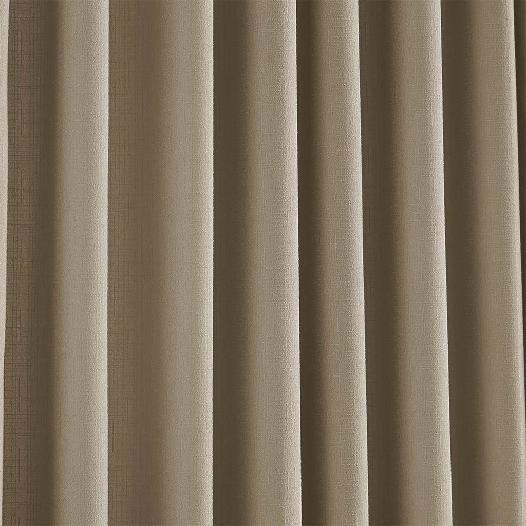 Elvonaeoly Cross Linen Texture Curtains