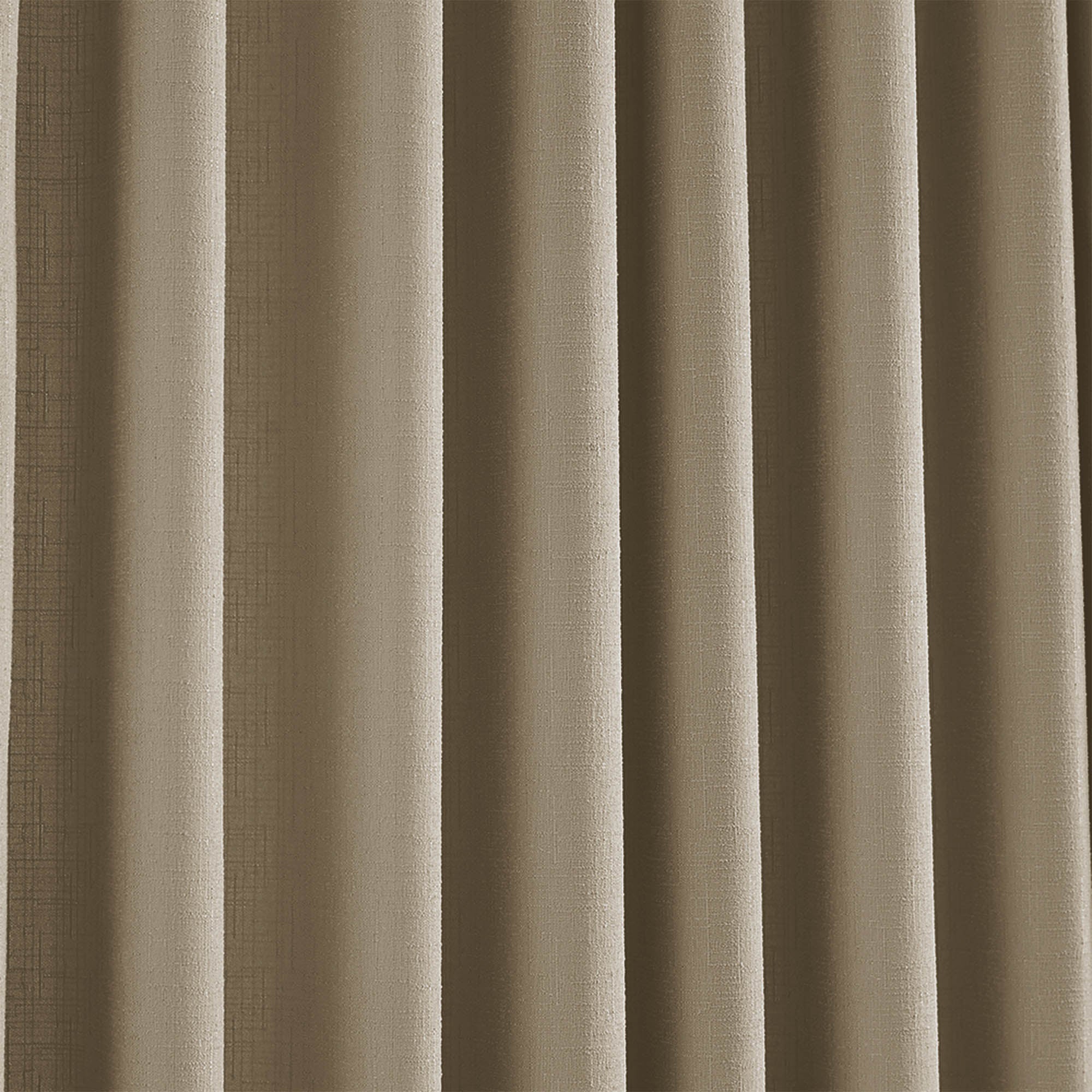 Elvonaeoly Cross Linen Texture Curtains