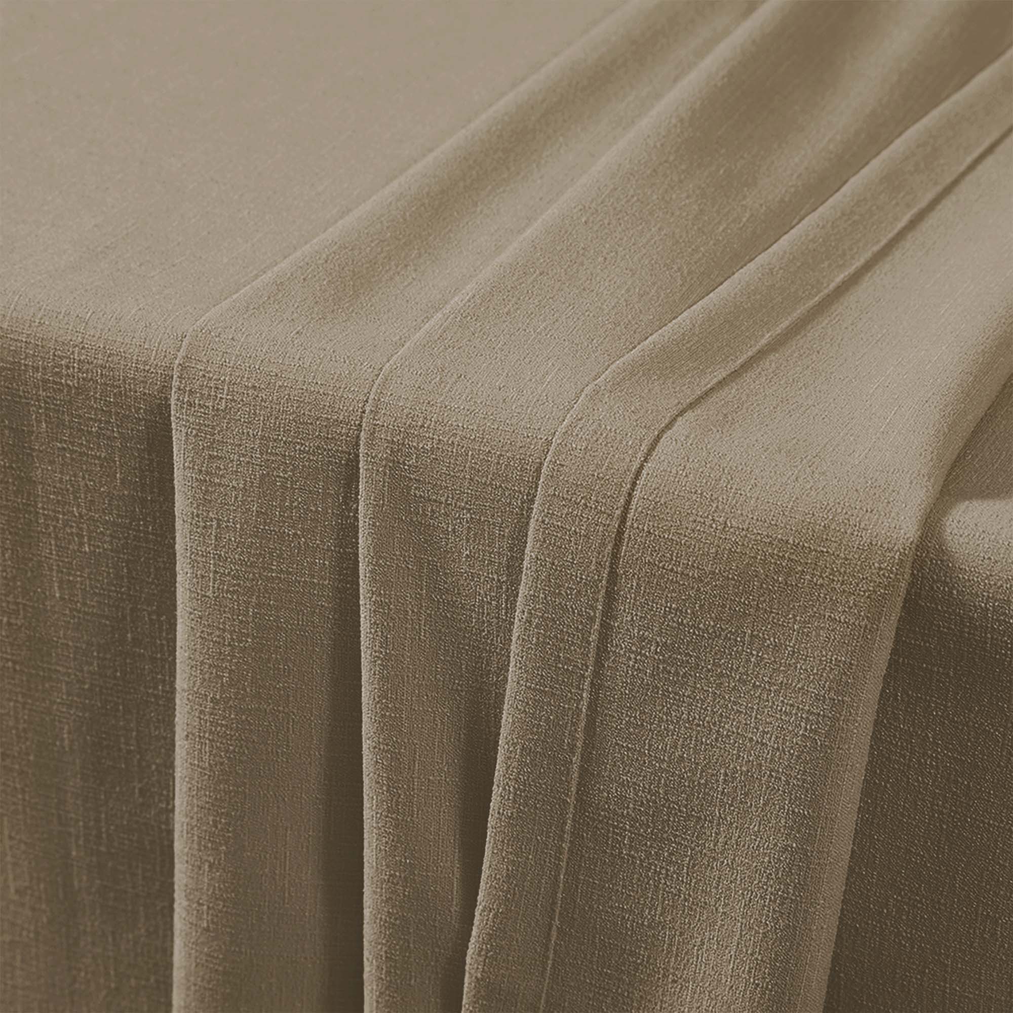 Elvonaeoly Cross Linen Texture Curtains