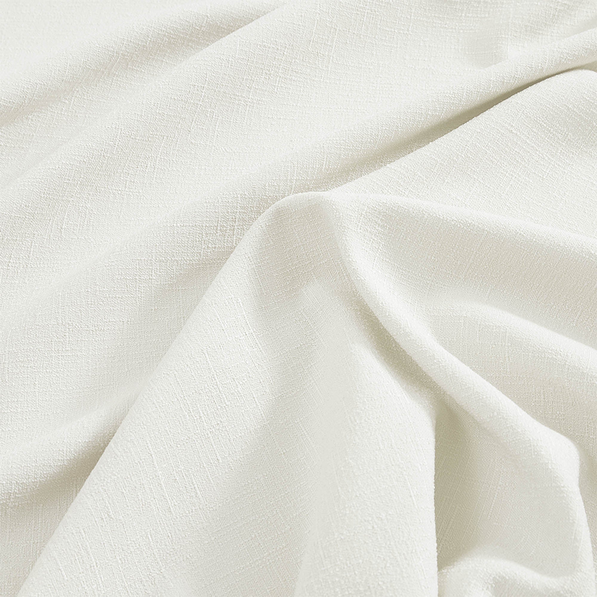 Elvonaeoly Cross Linen Texture Curtains