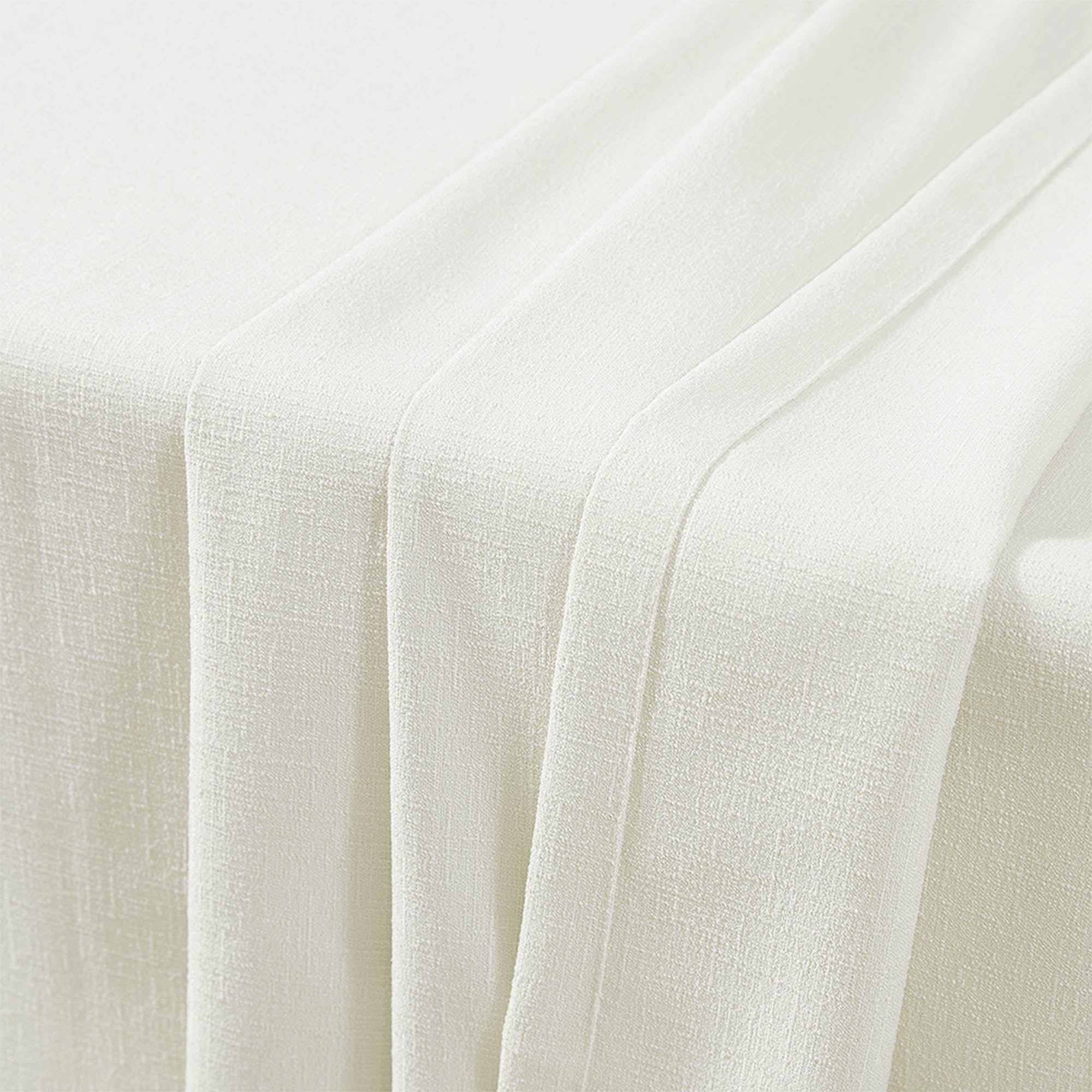 Elvonaeoly Cross Linen Texture Curtains