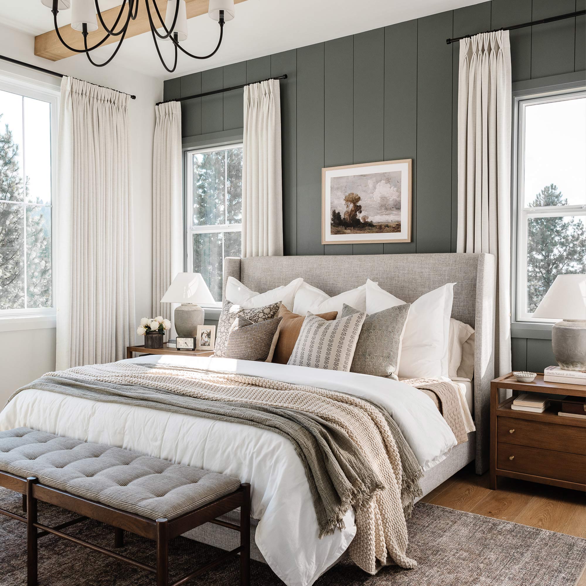 Elvonaeoly Heavyweight Linen Curtains
