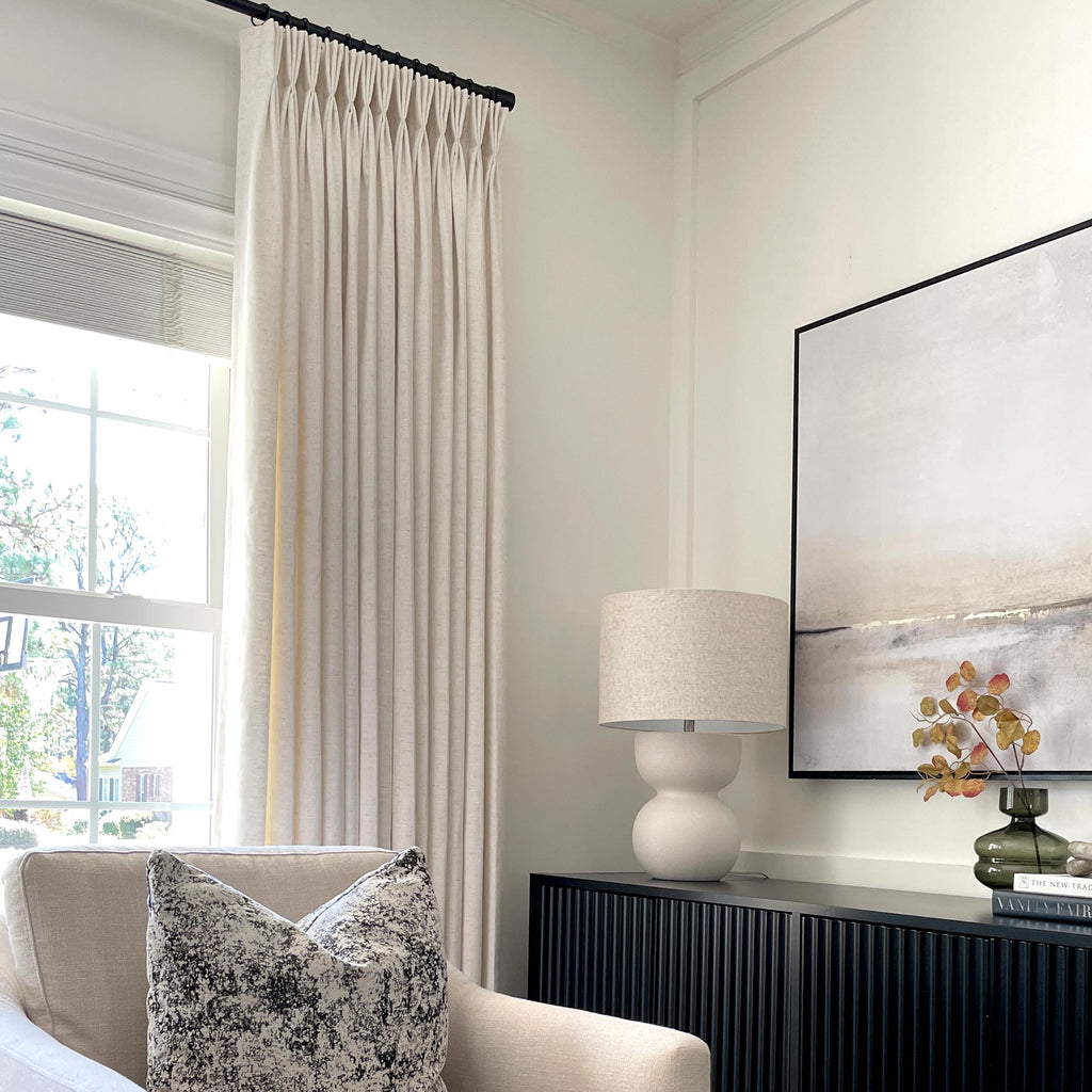 Elvonaeoly Heavyweight Linen Curtains