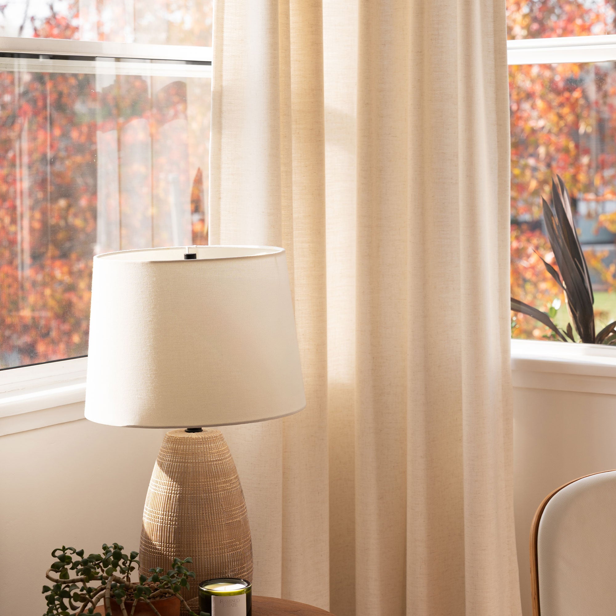 Elvonaeoly Heavyweight Linen Curtains