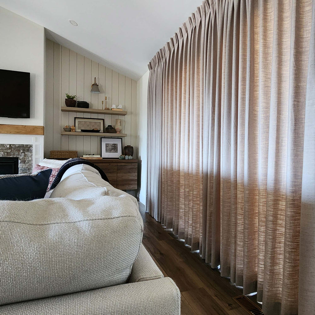Elvonaeoly Heavyweight Linen Curtains