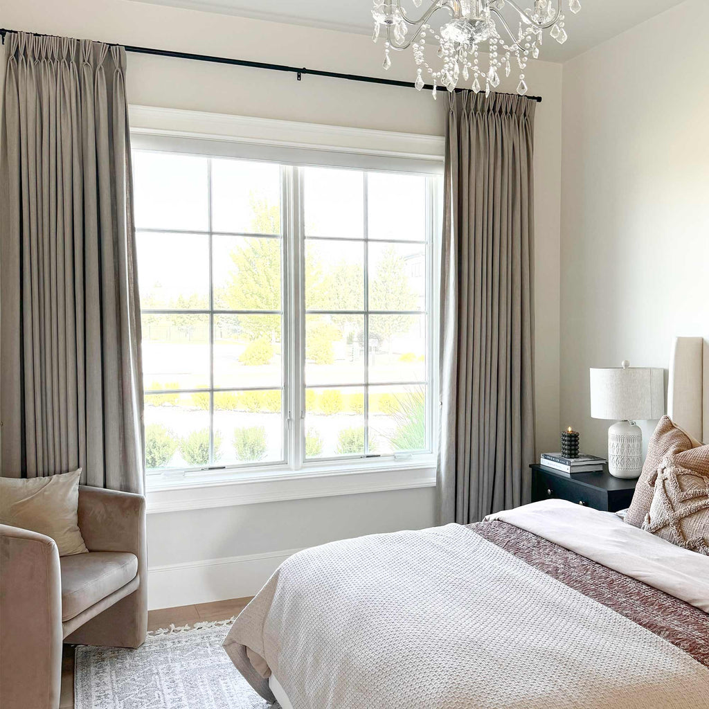 Elvonaeoly Heavyweight Linen Curtains