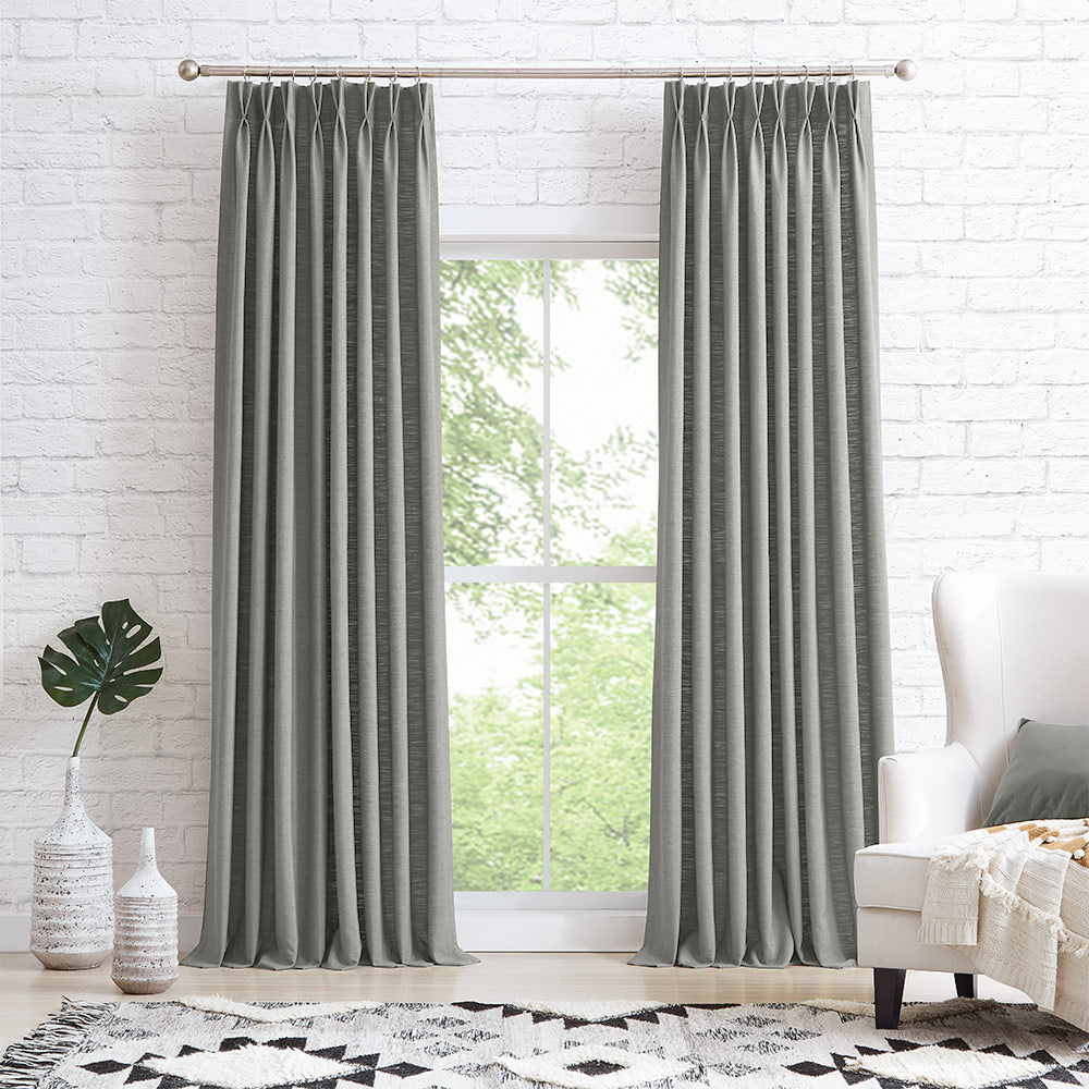 Elvonaeoly Heavyweight Linen Curtains
