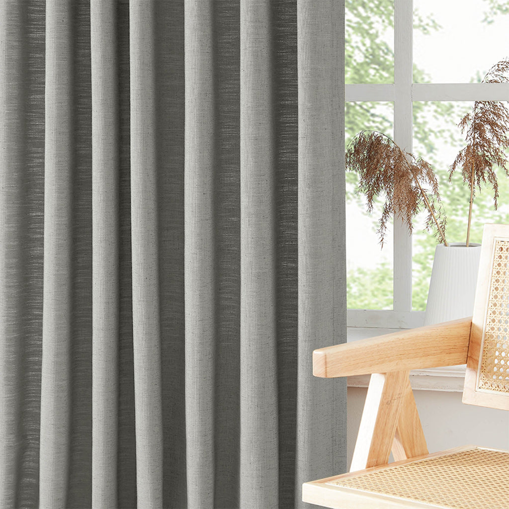 Elvonaeoly Heavyweight Linen Curtains